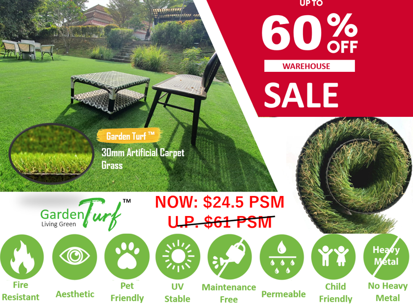 Garden Turf™ 30mm Synthetic Grass (Boreal 30)